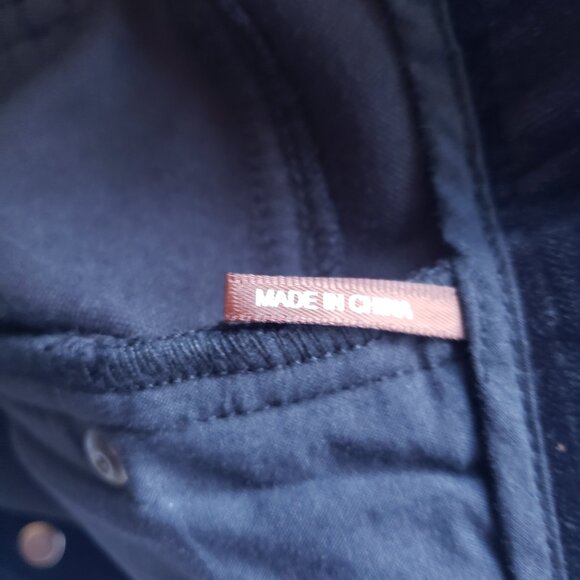 J.McLaughlin Velvet Leighton Embroidered Gold Christmas Tree Black Pants - Picture 11 of 12